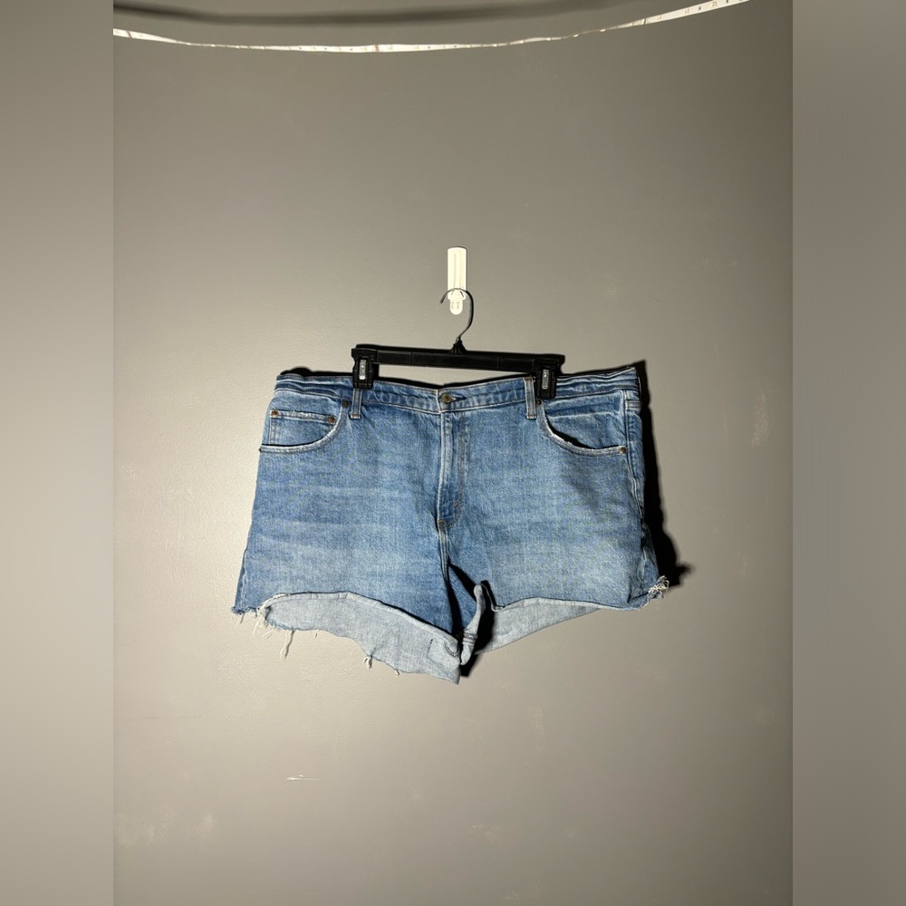 Abercrombie & Fitch The 90s Relaxed Cutoff High Rise Shorts Size 20 - Picture 2 of 4